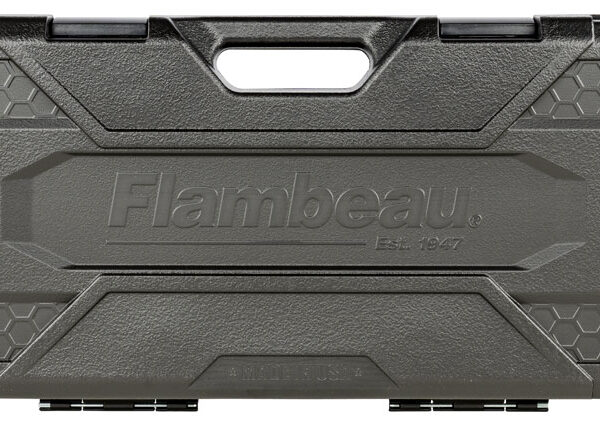 Flambeau 5013SN Double Coverage Single Gun Case Black Polymer 50″ Scoped Rifle Or Shotgun