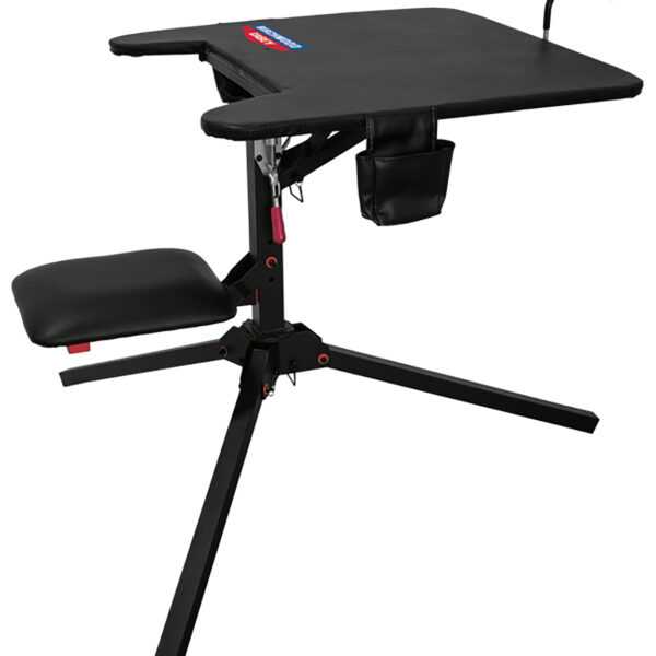 Birchwood Casey MSB300 Swivel Action Shooting Bench Black Steel, 29″ W x 29″ L