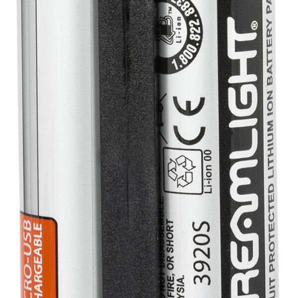 Streamlight 78105 Stinger 2020 Battery Pack Black/Silver 3.7 Volts 2,600 mAh (2) Single Pack