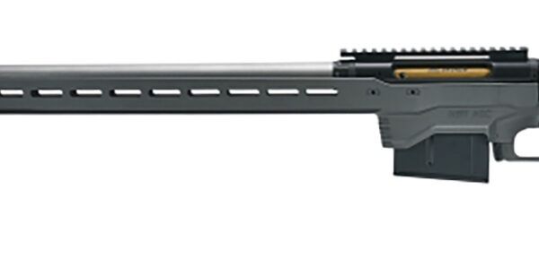 Savage Arms 57701 110 Elite Precision 223 Rem 10+1 26″ Matte Stainless, Matte Black Rec, Gray Cerakote Adjustable MDT ACC Aluminum Chassis Stock, Left Hand (MB Not Included)