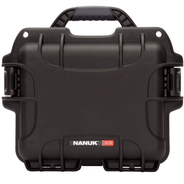 Nanuk 9081001 908 Waterproof Black Resin w/ Foam Padding&Airline Approved