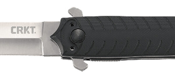 CRKT 2265 Xolotl  3.64″ Folding Spear Point Plain Satin 4116 Stainless Steel Blade/Black G10 Handle Includes Pocket Clip