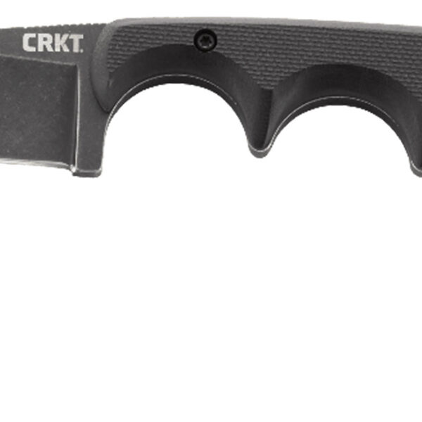 CRKT 2384K Minimalist  2.16″ Fixed Drop Point Plain Black Stonewashed 5Cr15MoV SS Blade/Black G10 Handle Includes Lanyard/Sheath