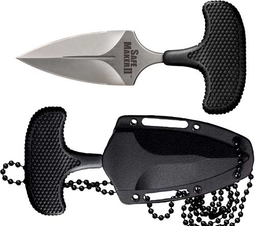 COLD STEEL SAFE MAKER II 3.25″ – TSHAPE PUSH KNIFE W/KYDEX SHTH