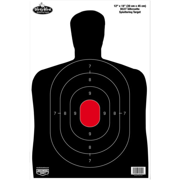 Birchwood Casey Dirty Bird 12″ X 18″  Sillhouette Target 100 Sheets