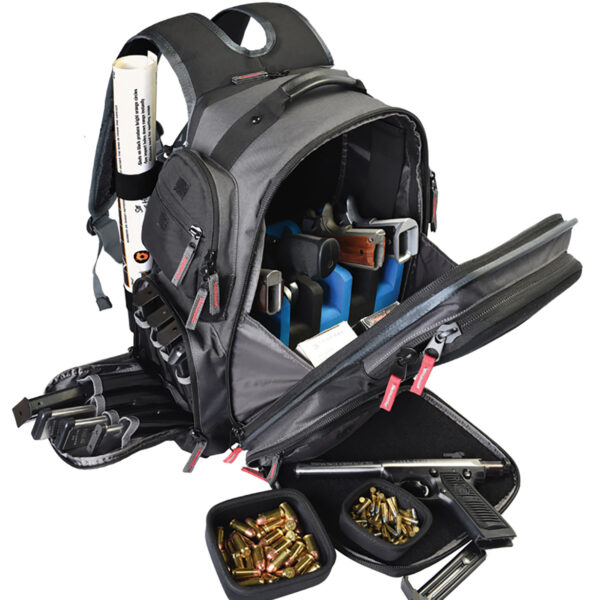 GPS Bags 1812BPG Executive  Gray Holds 5 Handguns