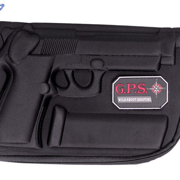 GPS Bags 909PC Custom Molded w/ Lockable Zippers Internal Mag Holder & Black Finish for Beretta 92/96 & Taurus PT92