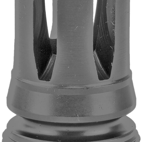 Dead Air DA121 Xeno Flash Hider Black Nitride 4140 Steel with 1/2″-28 tpi Threads, 2.16″ OAL & .99″ Diameter