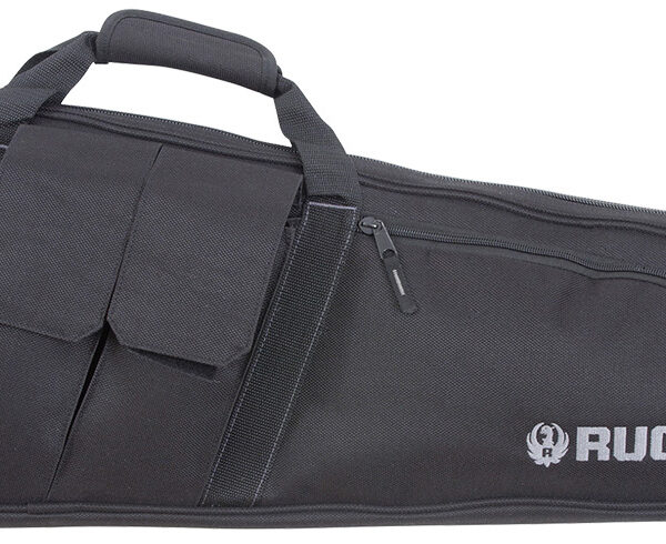 Ruger 27932 Defiance Tactical Rifle Case 42″ Black Endura with Ruger Logo, Carry Handle, Knit Lining, Mag Pocket, Accessory Pockets & Lockable Zipper