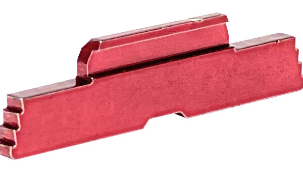 Cross Armory CRG5SLRD Slide Lock Extended Compatible w/Glock Gen1-5/P80 Red Steel