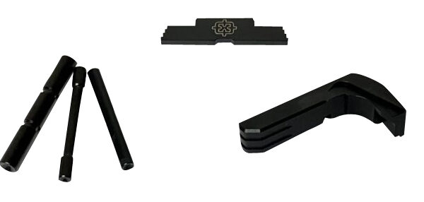 Cross Armory CRG4OKBK 3 Piece Kit Extended Compatible w/Glock Gen4 Black Steel/Aluminum Pistol