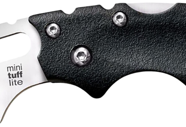 Cold Steel CS20MT Tuff Lite  Mini 2″ Folding Sheepsfoot Plain 4034 SS Blade, 3″ Black Griv-Ex Handle, Includes Pocket Clip
