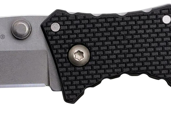 Cold Steel CS27DT Recon 1 Micro 2″ Folding Tanto Plain Stonewashed 4034 SS Blade/ Black Griv-Ex Handle Includes Pocket Clip