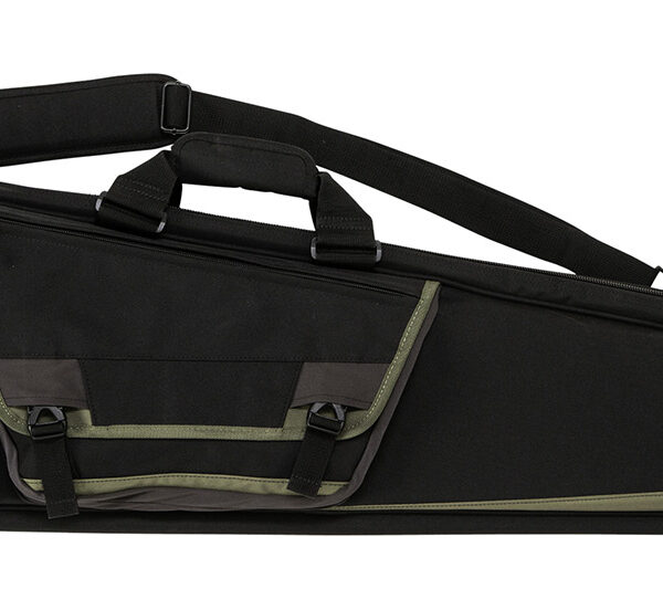 Allen 90650 Rocky Double Rifle Case 50″ Black Endura w/Tan Trim, Daisy Chain Loops, Lockable Zippers, Adjustable/Removeable Padded Shoulder Strap Holds 2 Rifles