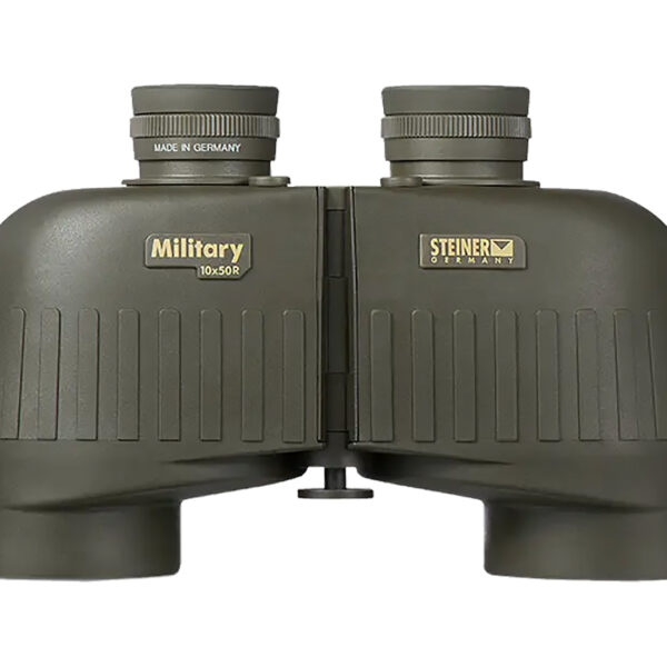 Steiner 2663 M1050 Laser Protection Filter 10x50mm SUMR Military Ranging Reticle Floating Prism Sports-Auto Focus, OD Green Makrolon w/Rubber Armor