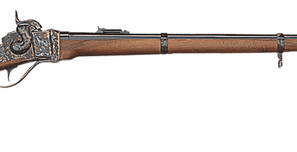 Taylors & Company 210122 1859 Sharps Infantry Pedersoli 54 Cal Percussion 30″ Blued Round Barrel, Color Case Hardened Steel Receiver, Fixed Walnut Stock, Musket Cap Ignition, Right Hand