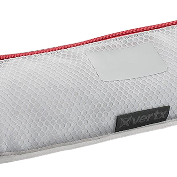 Vertx VTX5205AGYNA Overflow Pouch 2 pk, Large Size made of White Nylon with Mesh & Red Accents, YKK Zipper & Durable Hook Back Panel 15.50″ W x 5.20″ H Dimensions