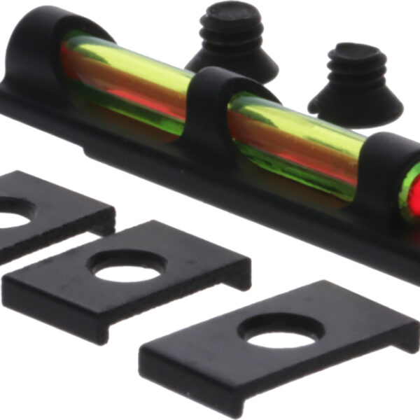 TruGlo TG-TG949D Tru-Bead Universal Green Outside w/Red Center Fiber Optic Front Sight w/.120″ Fiber Diameter Black Frame for Shotguns
