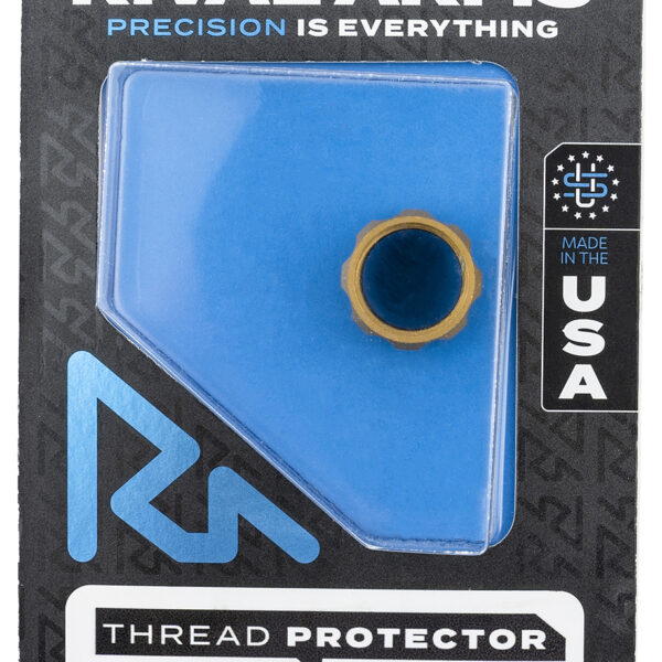 Rival Arms RARA300001E Thread Protector  9mm Luger Gold PVD 416R Stainless Steel 1/2″-28 tpi