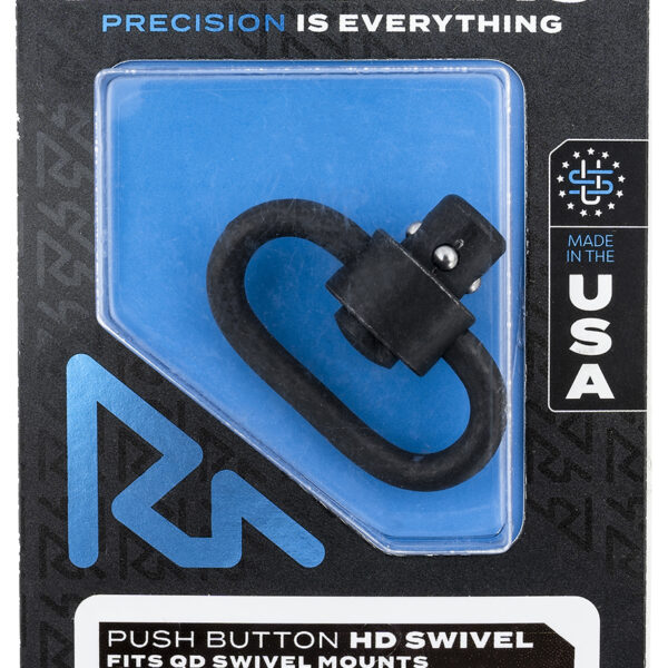 Rival Arms RA-RA92S1B HD Swivel  Black Manganese Phosphate Steel with 1.25″ Loop & Push Button