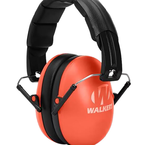 Walker’s GWPFKDMCOR Youth Passive Muff 23 dB Over the Head Coral/Black Polymer