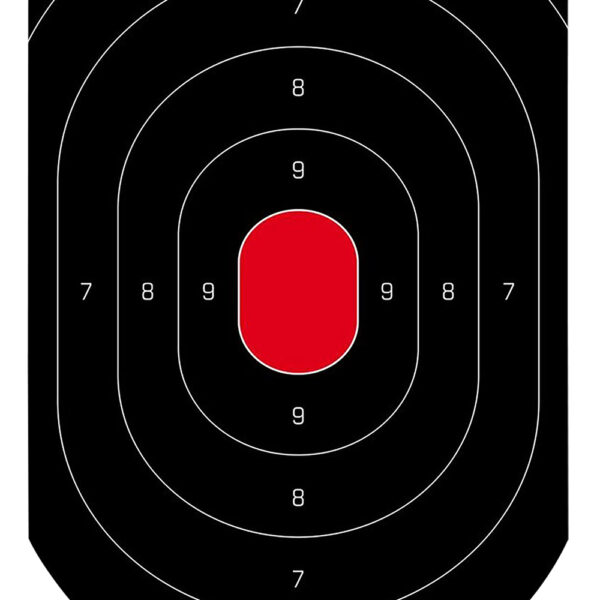 Birchwood Casey 35609 Dirty Bird  Oval Paper Target 12″ x 18″ 50 Per Pkg