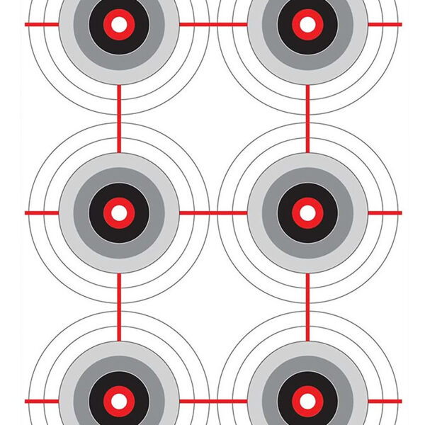 Birchwood Casey 37063 EZE-Scorer  Bullseye Paper 12″ x 18″ Black/White Pkg of 100