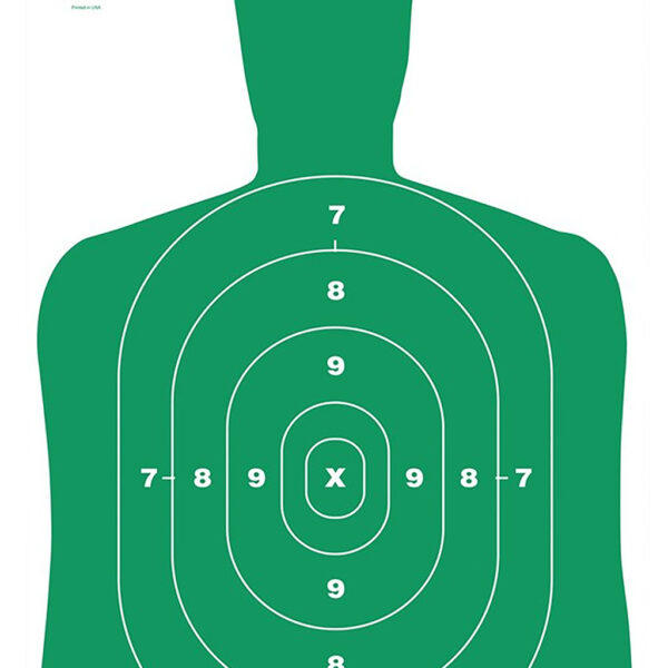 Birchwood Casey 37010 EZE-Scorer BC-27 Silhouette Paper Target 12″ x 18″ 100 Per Pkg