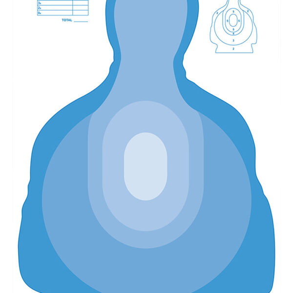 Birchwood Casey 37024 EZE-Scorer  Silhouette Paper Target 23″ x 35″ 100 Per Pkg