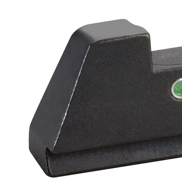 AmeriGlo GL291 Optic Compatible Sight Set for Glock  XL Tall Green Tritium Orange Outline Front Sight-Green Tritium  Rear Sight