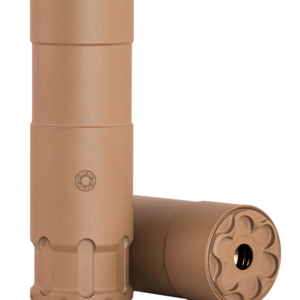 Rugged Suppressor OCUFDE22 Oculus22 22 LR 1.06″ Flat Dark Earth Cerakote 17-4 Stainless Steel 1/2″-28 tpi