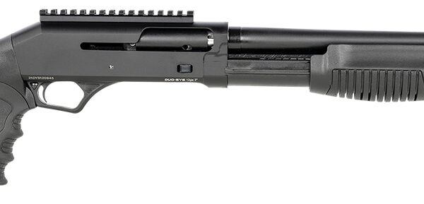 SDS Imports DSF12 Duo-Sys Force 12 Gauge Pump/Semi-Auto Hybrid 3″ 5+1 19″ Barrel, Black Steel Receiver, Synthetic Fixed Stock w/Pistol Grip Includes 3 Chokes