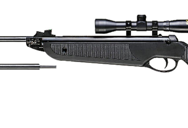 Beeman 1022 Black Club Combo Spring Piston 22 1rd Shot Black Black Receiver Black Scope 4x32mm