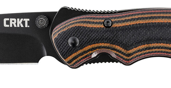 CRKT 1105K Endorser  3.18″ Folding Drop Point Plain Black Oxide 8Cr14MoV SS Blade/Multi-Color G10 Handle Includes Pocket Clip