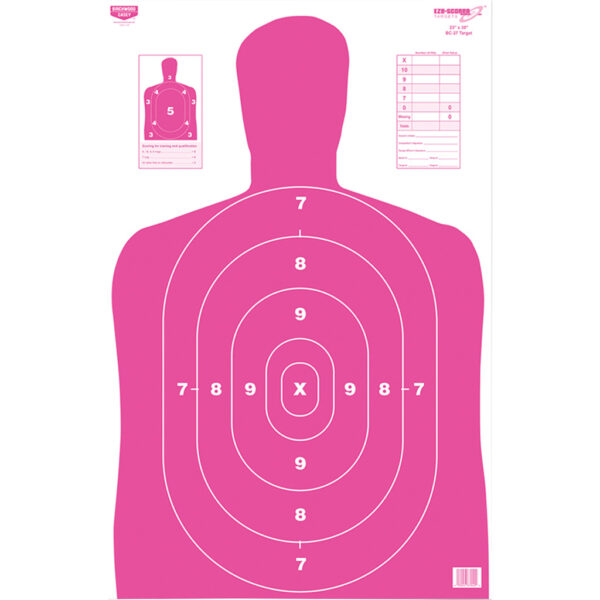 Birchwood Casey EZE-Scorer Target BC-27 Pink 23×35 in. 100 pk.