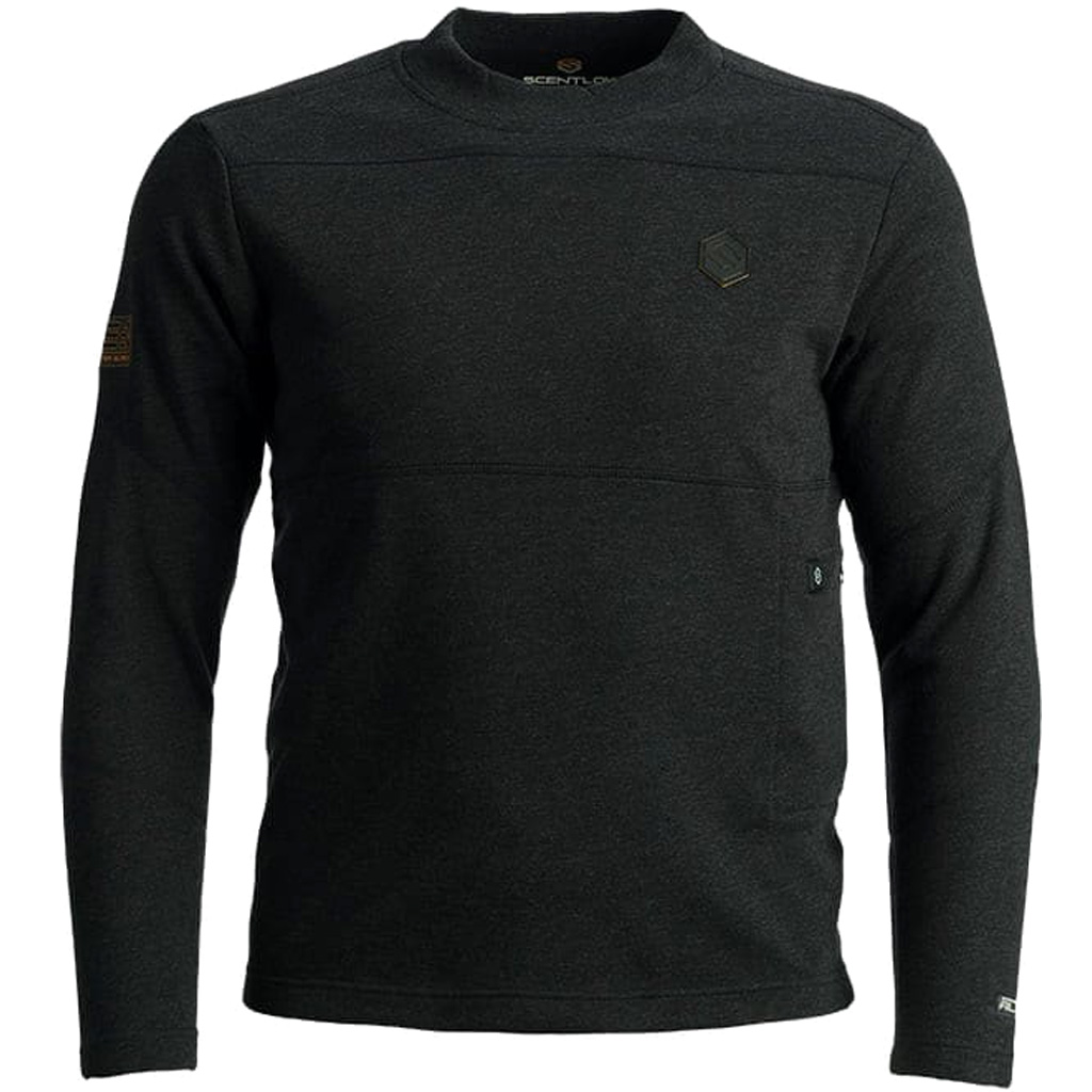 ScentLok BE:1 Trek Heated Base Shirt Blackout Black Medium - Image 2