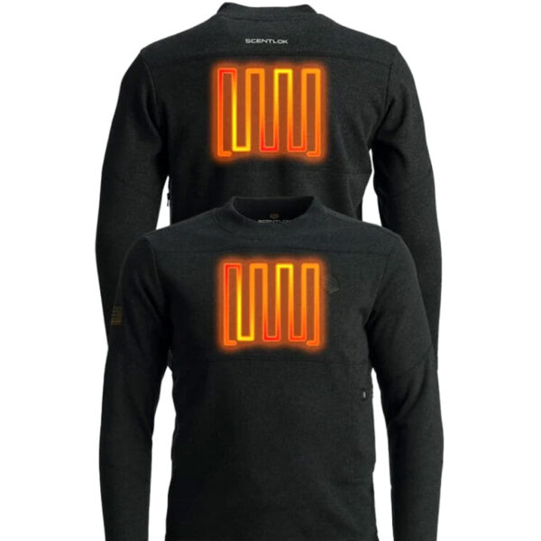 ScentLok BE:1 Trek Heated Base Shirt Blackout Black X-Large