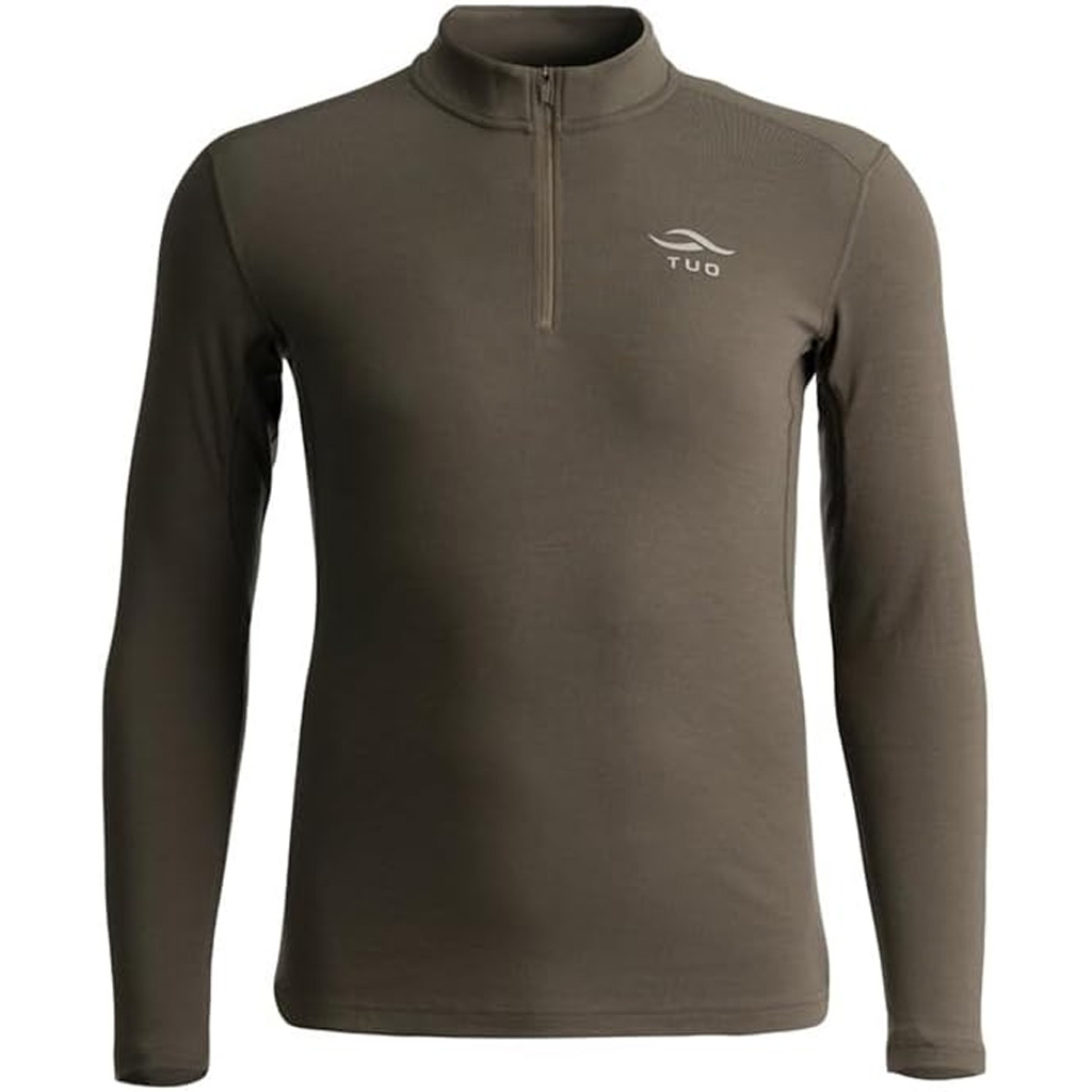 TUO Kinetic Merino 250 1/4 Zip Shirt Deadfall Large - Image 2