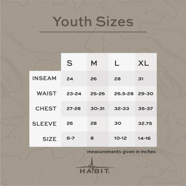 Habit Youth Bear Cave 6 Pocket Pants Realtree APX Youth XL