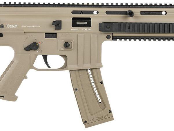 Mauser Rimfire 4150024 M-15 SD Full Size 22 LR 22+1 16.50″ Black Tan Steel Receiver Side Folding w/Adj Cheekrest Black Synthetic Stock Right Hand