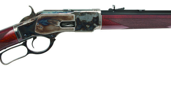 Cimarron CA206 1873 Short Deluxe Full Size 44 Special 10+1, 20″ Blued Octagon Steel Barrel, Color Case Hardened Steel Receiver, Walnut Fixed Pistol Grip Stock, Right Hand