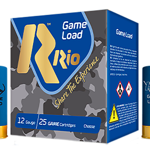 Rio Ammunition TG368 Game Load 12Gauge 2.75″ 1 1/4oz 8Shot 25 Per Box/10 Case