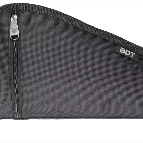 Bulldog BDT619B Deluxe Pistol Case With Pocket & Sleeve, Black Water-Resistant Outer Shell, Impact-Resistant Padding, Heat-Resistant Quilted Lining 9″L x 6″ H
