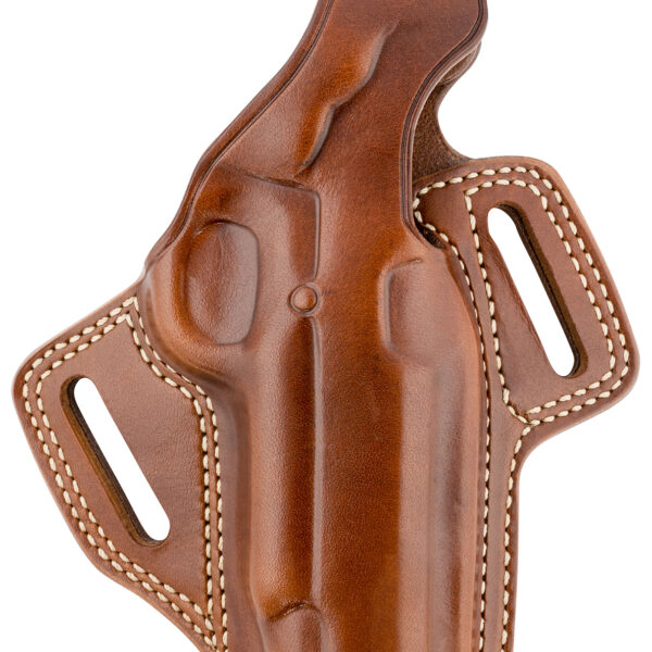 Galco FL266R Fletch  OWB Tan Leather Belt Slide Fits 4-4.25″ 1911 Right Hand