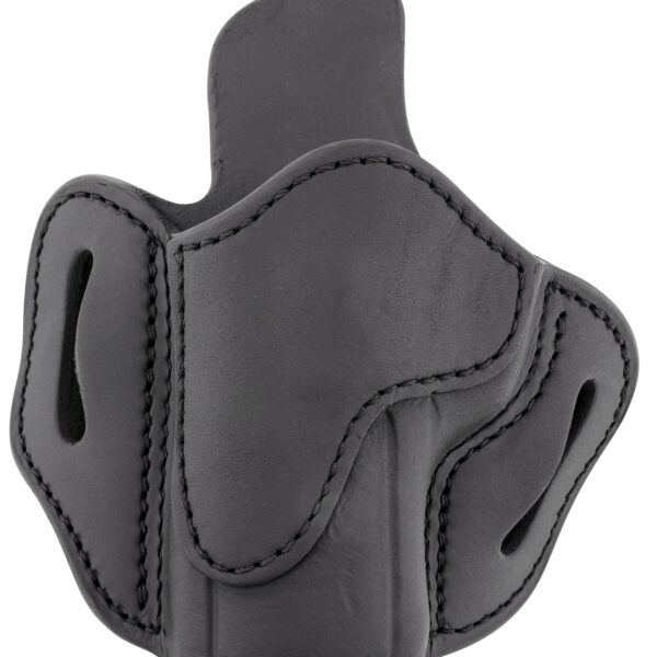 1791 Gunleather ORBH24SSBLL BH2.4S Optic Ready OWB Size 2.4S Stealth Black Leather Belt Slide Fits FN 509/HK VP9SK Left Hand