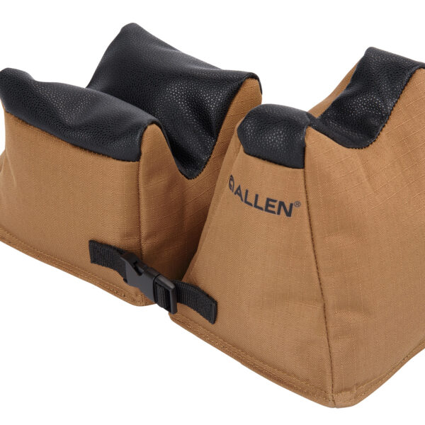 Allen 18411 X-Focus Combo Prefilled Front and Rear Bag, Coyote w/Black Accents Ripstop Polyester, Tacky Grip Bottom Weighs 5.10 lbs., 11.50″ L x 5.50″ H