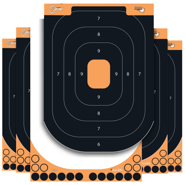 EZ-Aim 1550125 Splash Reactive  Self-Adhesive Paper Black/Orange 12.50″x18.25″ Silhouette 25 Pack