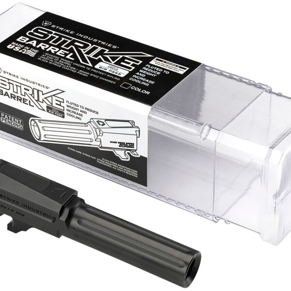 Strike Industries P365BARREL P365  9mm Luger 3.10″ Fluted Black Nitride Steel, Fits Sig P365