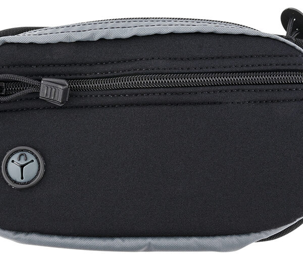 Galco FTPGBS Fastrax PAC Waistpack Size Sub-Compact Black/Gray Neoprene Compatible w/Diamondback DB/S&W M&P Shield Plus/Glock 26 Gen3-5 Belt Up to 50″ Wide Ambidextrous