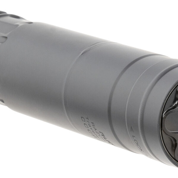 Rugged Suppressors RZ556 Razor 556  22 Cal (5.56mm), 6.40″ L Black Stainless Steel, Includes 1/2″-28 M2 QD Brake